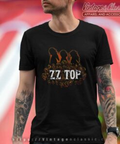 Zz Top Roses T Shirt