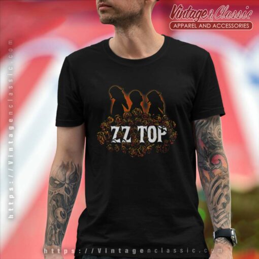 Zz Top Roses Shirt