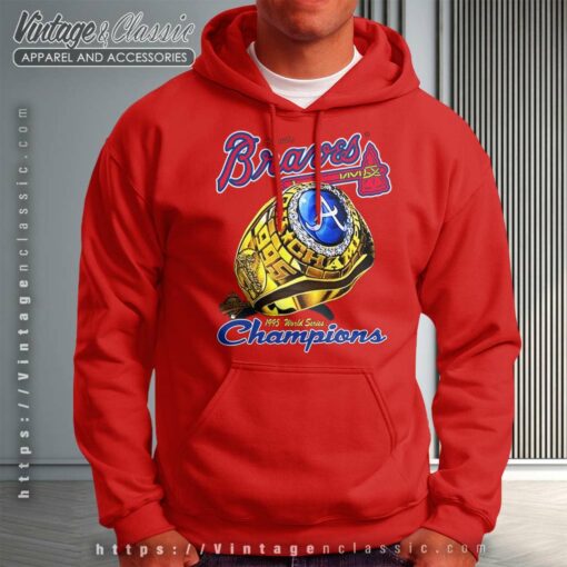 1995 Atlanta Braves World Series Champions Ring Shirt