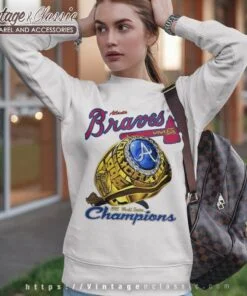 Atlanta Braves Homage 1995 World Series Champions Tri-Blend T