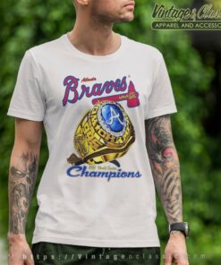 1995 Atlanta Braves World Series Champions Ring T Shirt