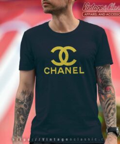 Chanel Logo Dripping Shirt - Vintagenclassic Tee
