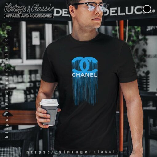 Chanel Logo Dripping Shirt
