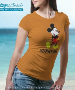 Supreme Disney Mickey Mouse Women TShirt