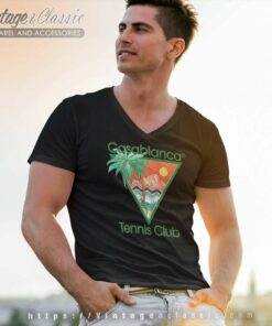 Casablanca Tennis Club Shirt V Neck TShirt