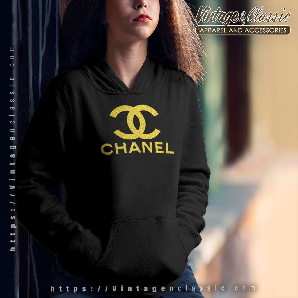 Chanel Black 3D Hoodie For Men Women Luxury Brand Chanel Hoodie Chanel  Black Zip Hoodie  Muranotex Store