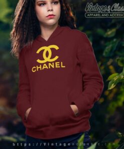 Chanel Gold Logo Hoodie