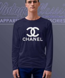 Coco Chanel Logo Long Sleeve Tee
