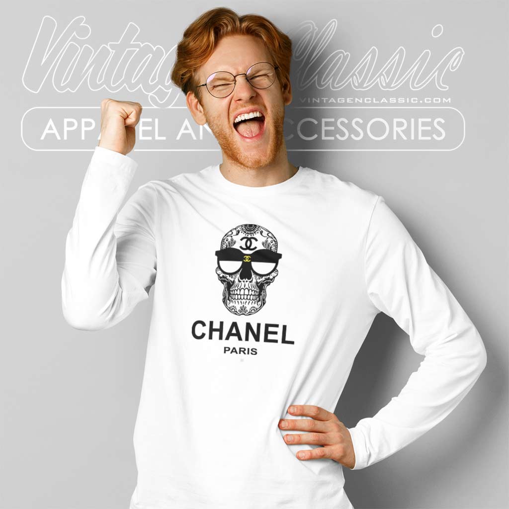 Chanel Paris Skull Shirt - Vintagenclassic Tee