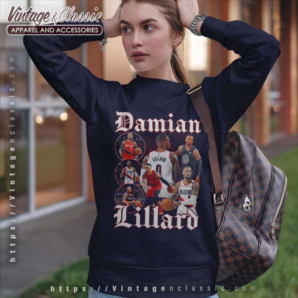 Damian Lillard Bucks Vintage T-Shirt Retro 90's Tee Basketball