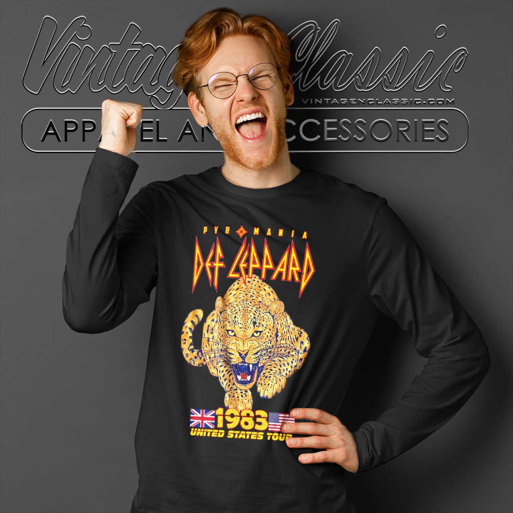 def leppard 1983 tour shirt