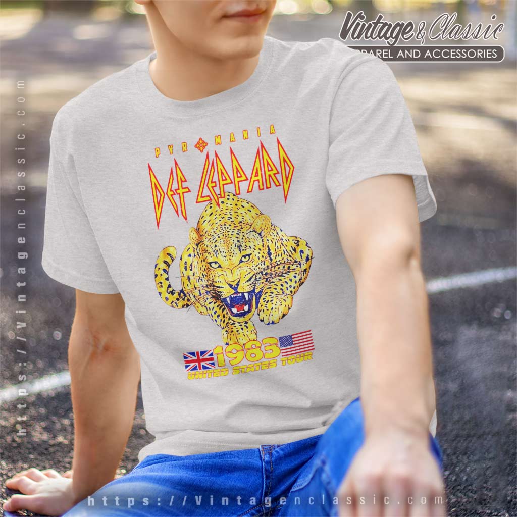 def leppard 1983 tour shirt