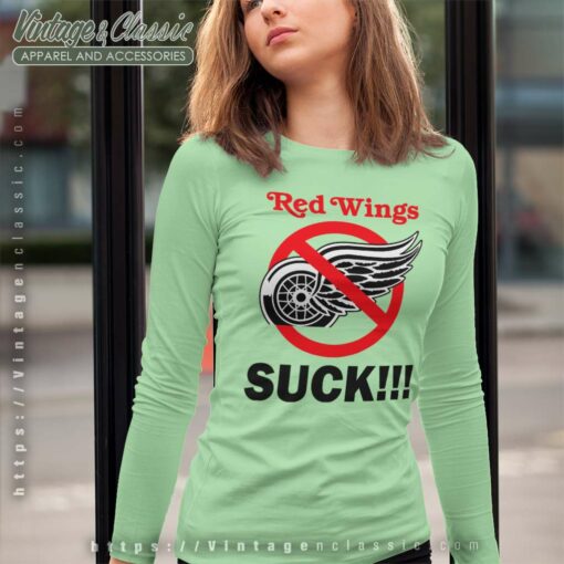 Detroit Red Wings Suck Hockey Shirt