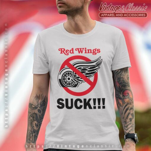 Detroit Red Wings Suck Hockey Shirt