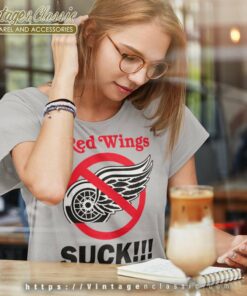 Detroit Red Wings Suck Hockey Women TShirt