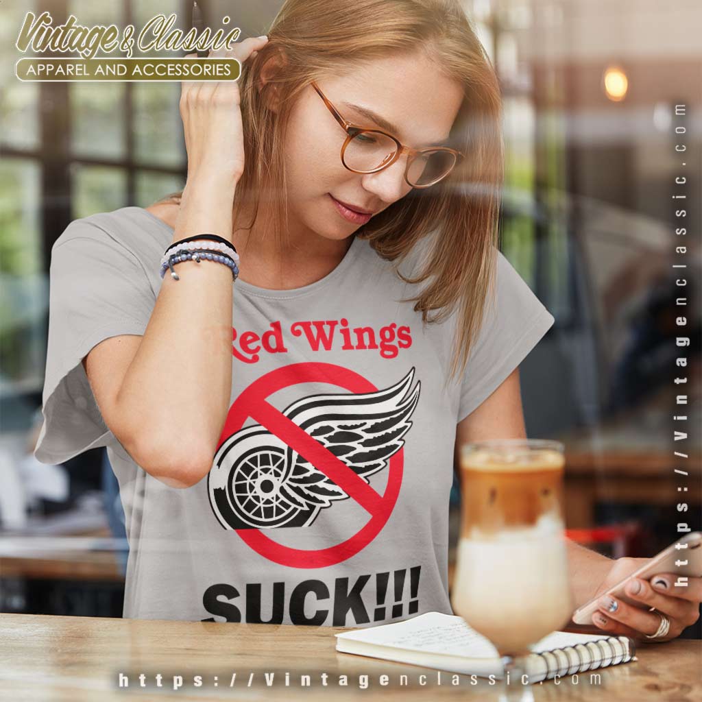 Detroit Red Wings Suck Hockey Shirt - High-Quality Printed Brand