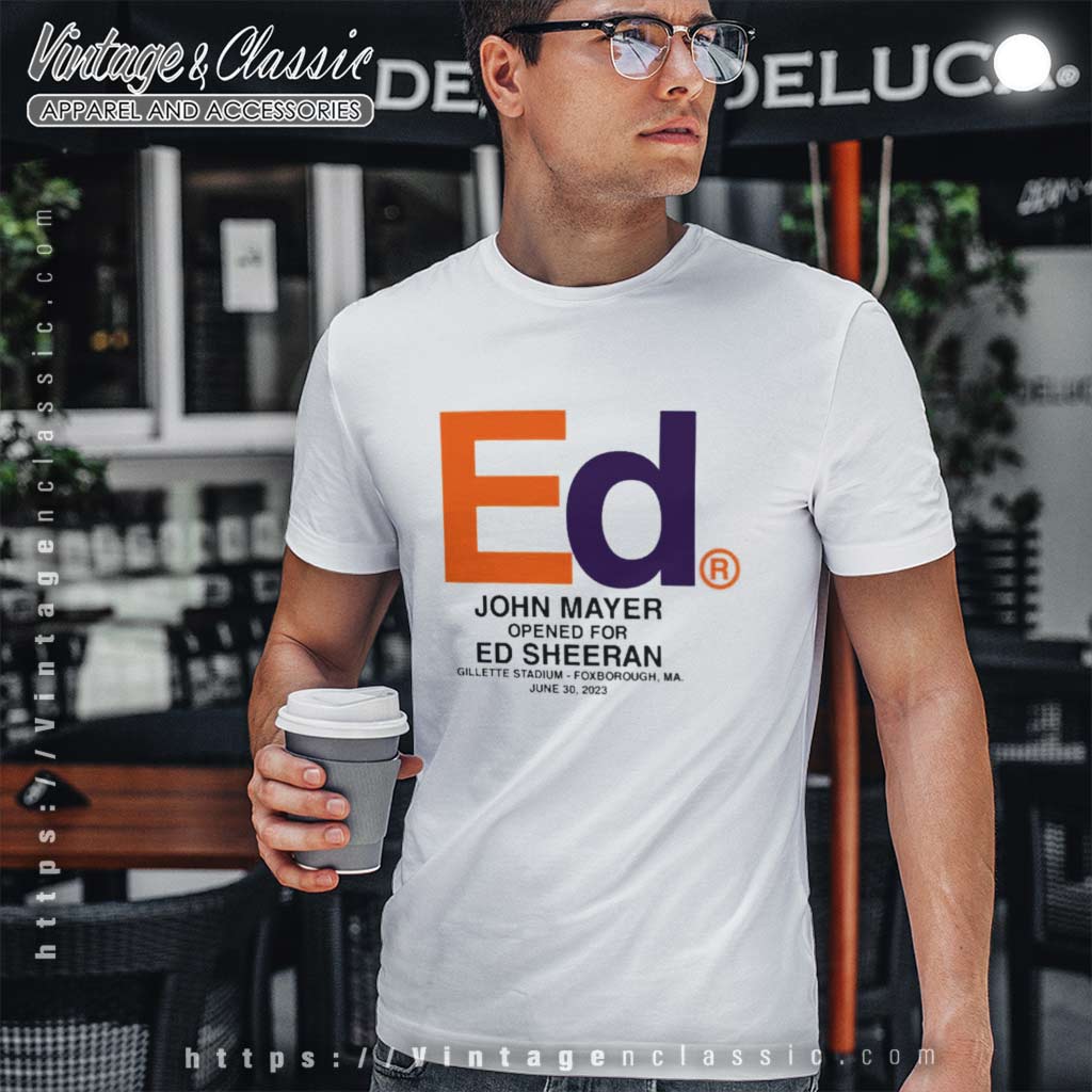 Ed Sheeran John Mayer Shirt - Vintagenclassic Tee