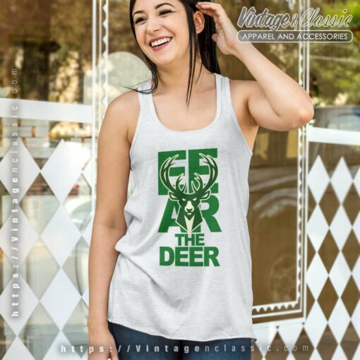 Fear The Deer Milwaukee Bucks Shirt