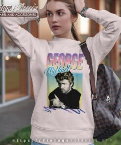 George Michael 80s Styled Sweatshirt