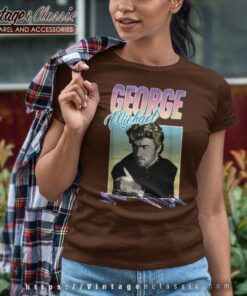 George Michael 80s Styled Women TShirt
