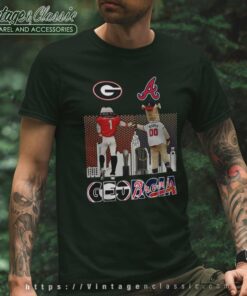 Georgia Bulldogs And Atlanta Braves T Shirt