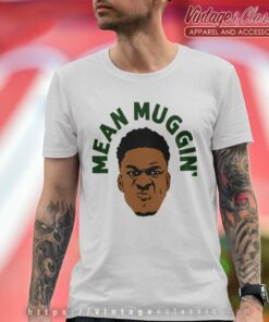 Giannis Antetokounmpo Mean Muggin Milwaukee Bucks T Shirt