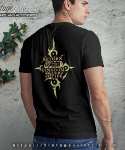 Gloryhammer Shirt Return To The Kingdom Of Fife T Shirt Back Side Recovered