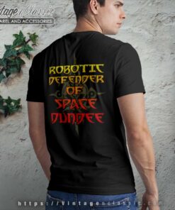Gloryhammer Shirt Robotic Defender Of Space Dundee T Shirt Back Side Recovered