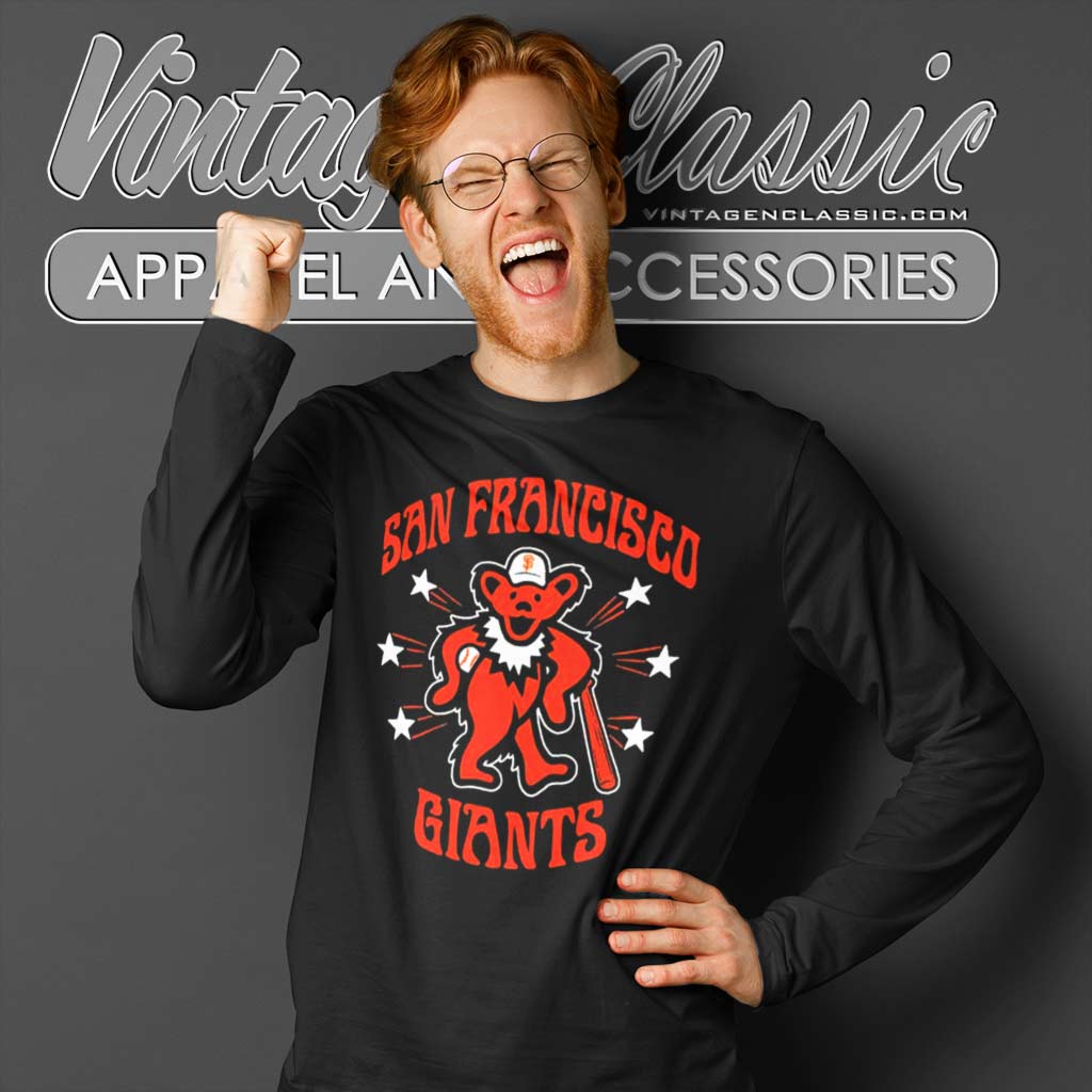 Grateful Dead San Francisco Giants Bear Shirt - High-Quality Printed Brand