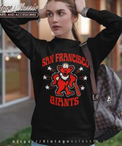 Grateful Dead San Francisco Giants Bear Sweatshirt