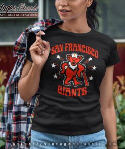 Grateful Dead San Francisco Giants Bear Women TShirt