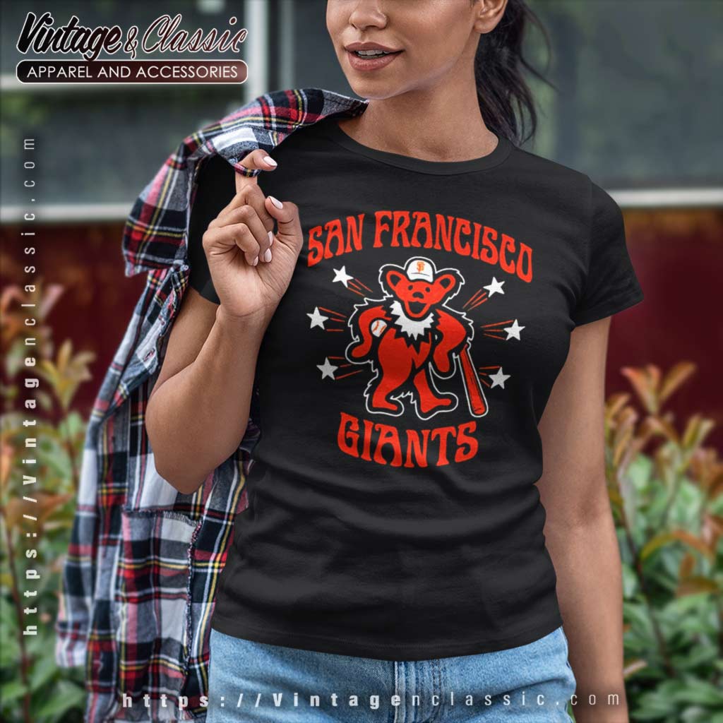 Grateful Dead San Francisco Giants Bear Shirt - High-Quality