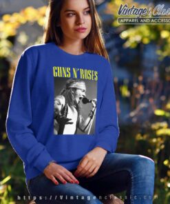 Guns N Roses Shirt Axl Live Profile Sweatshirt