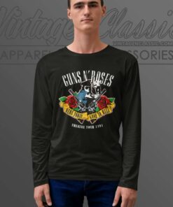 Guns N Roses Shirt Here Today And Gone To Hell Long Sleeve Tee