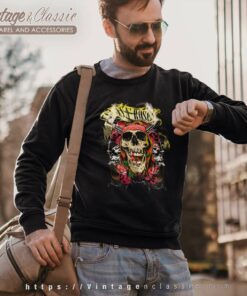 Guns N Roses Trashy Skull Tour Sweatshirt