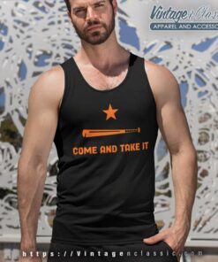 Houston Astros Come And Take It Tank Top Racerback