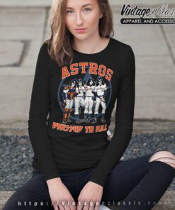 Houston Astros Dressed To Kill Long Sleeve Tee
