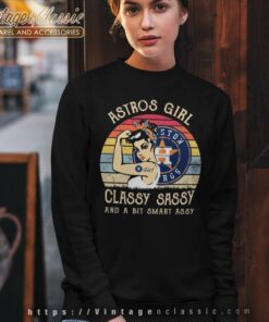 Houston Astros Girl Classy Sassy Sweatshirt