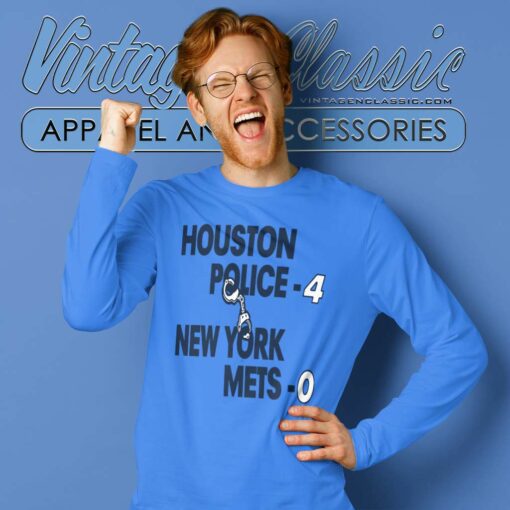 Houston Police 4 New York Mets 0 World Series Shirt