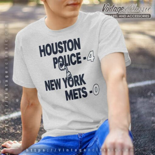 Houston Police 4 New York Mets 0 World Series Shirt