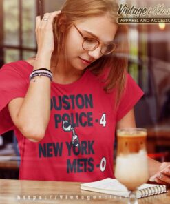 Houston Police 4 New York Mets 0 World Series Women TShirt