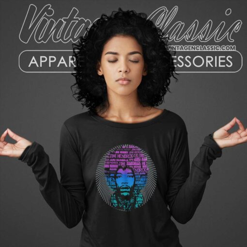 Jimi Hendrix Afro Speech Shirt