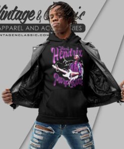 Jimi Hendrix Circle Guitar Hoodie