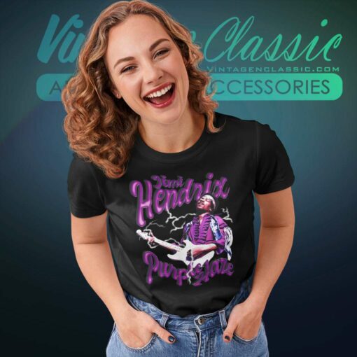 Jimi Hendrix Circle Guitar Shirt