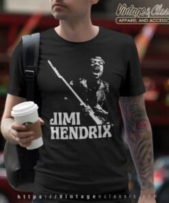 Jimi Hendrix Playing Guitar T Shirt