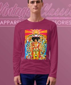 Jimi Hendrix Shirt Axis Bold As Love Long Sleeve Tee