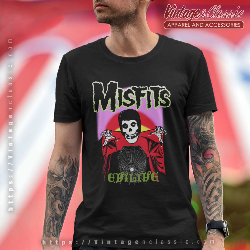 Misfits Evilive Shirt - High-Quality Printed Brand