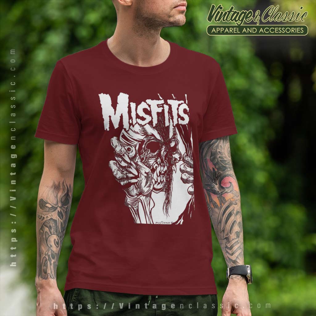 MISFITS PUSHEAD REVERSE MENS TEE Tシャツ | mtevino.ge