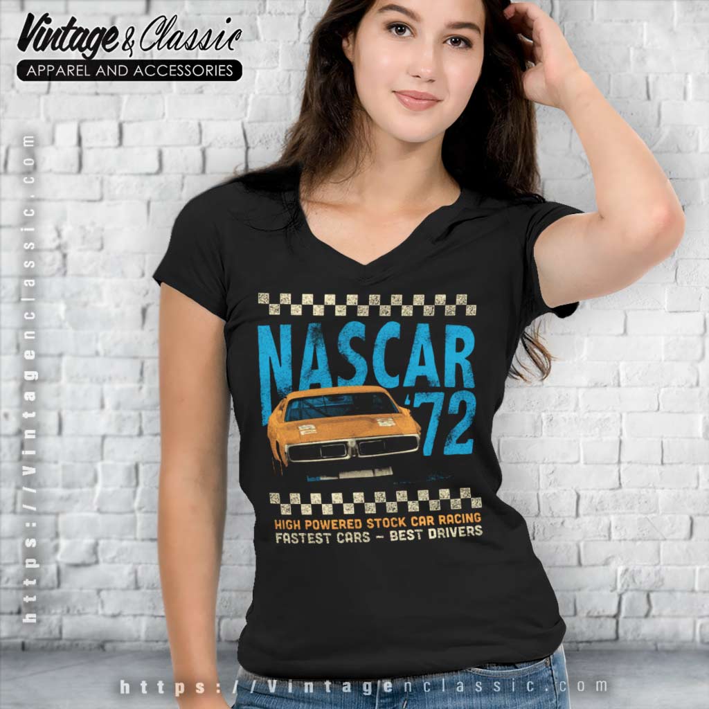 Nascar 72 Classics Stock Car Shirt - High-Quality Printed Brand