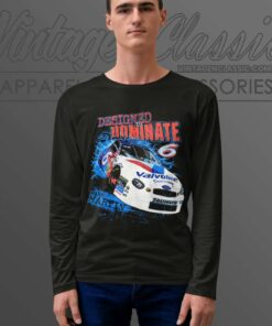 Nascar Mark Martin Designed To Dominate Vintage Long Sleeve Tee